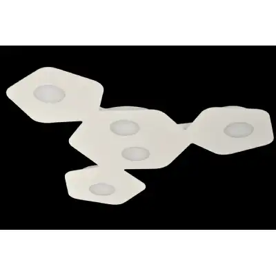 Area Ceiling, 5 x GX53 (Max 9W), Sand White