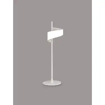 Tsunami 1 Light Table Lamp, 6W LED, 3000K, 450lm, Sand White, 3yrs Warranty