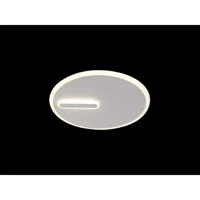 Clock Ceiling 37cm Round, 30W LED, 4000K, 2100lm, Sand White, 3yrs Warranty