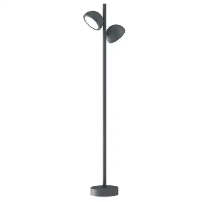 Everest Tall Post, 2 x GX53 (Max 10W), IP65, Anthracite, 2yrs Warranty