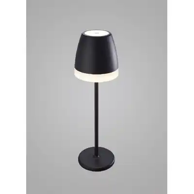 K3 Portable Lantern, 2W LED, 3000K, 155lm, IP54, USB Charging Cable Included, Black, 3yrs Warranty