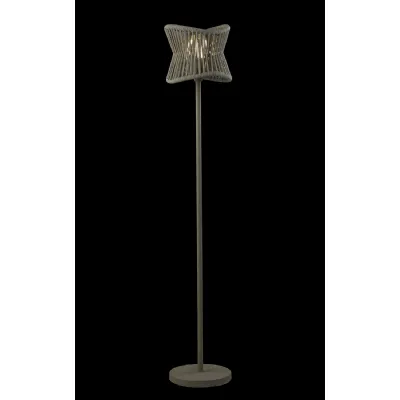 Polinesia Floor Lamp, 1 x E27, IP44, Beige Oscu, 2yrs Warranty