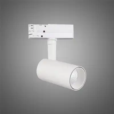 Fiji 1 Light 3 Circuit Track Light 20W LED 3000K, 2000lm, 38deg, White, 5yrs Warranty
