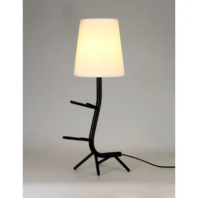 Centipede Table Lamp With Shade, 1 x E27, Black White