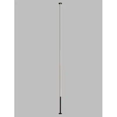 Vertical Floor Lamp, 40W LED, 3000K, 2400lm, Dimmable, Black, 3yrs Warranty