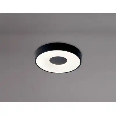 Coin Round Ceiling 56W LED With Remote Control 2700K 5000K, 2500lm, Black, 3yrs Warranty