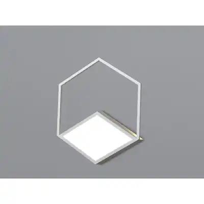 Kubick Ceiling Wall Light, 32W LED, 3000K, 1870lm, White, 3yrs Warranty