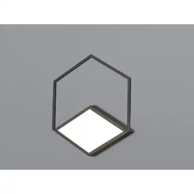 Kubick Ceiling Wall Light Dimmable, 32W LED, 3000K, 1870lm, Black, 3yrs Warranty