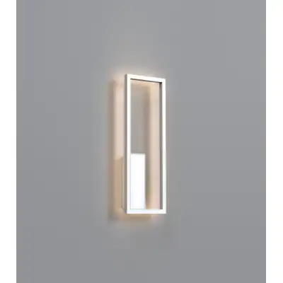 Boutique Rectangle Wall Lamp, Dimmable, 21W LED, 3000K, 1130lm, White, 3yrs Warranty