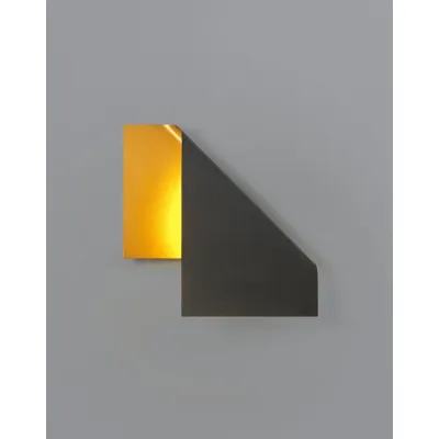 Luppi Wall Light, 1 x GX53 (Max 15W) Black Gold
