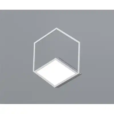 Kubick Ceiling Wall Light Dimmable, 48W LED, 3000K, 2700lm, White, 3yrs Warranty