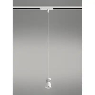Pagoda Pendant For Track, 12.5W LED, 3000K, 950lm, White, 3yrs Warranty