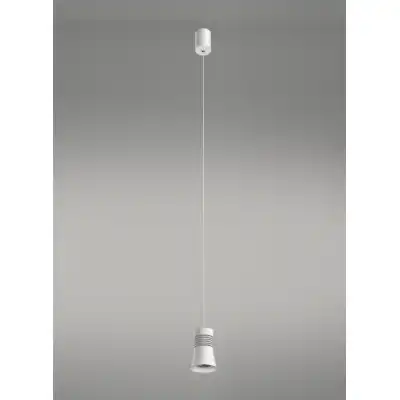 Pagoda Pendant, 12.5W LED, 4000K, 1050lm, White, 3yrs Warranty
