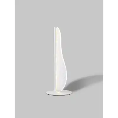 Bianca Small Table Lamp, 12W LED, 3000K, 700lm, White, Acrylic, 3yrs Warranty