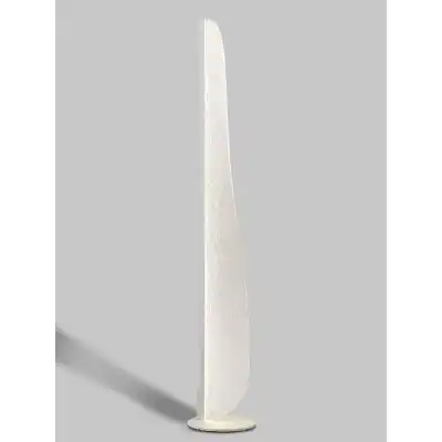 Bianca Small Floor Lamp, 20W LED, 3000K, 1200lm, White, Acrylic, 3yrs Warranty