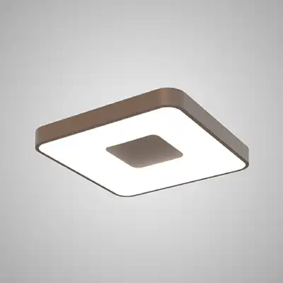 Coin Square Ceiling 80W LED With Remote Control 2700K 5000K, 3900lm, Gold, 3yrs Warranty