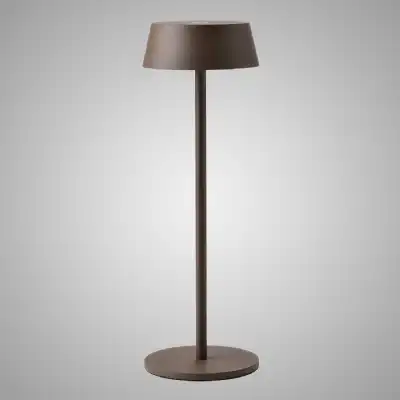 K4 Portable Lantern, 2W LED, 3000K, 180lm, IP54, USB Charging Cable Included, Rust Brown, 3yrs Warranty
