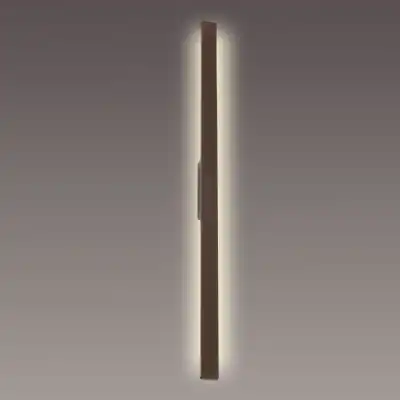 Lotus 1.4m Wall Lamp, 24W LED, 3000K, 2300lm, IP54, Rust Brown, 3yrs Warranty