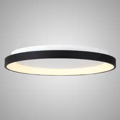Niseko Ring Ceiling 90cm 78W LED, 3000K, 6200lm, Black, 3yrs Warranty