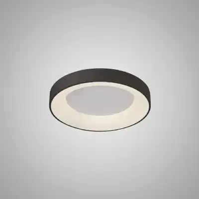 Niseko Ring Ceiling 45cm 30W LED, 3000K, 2250lm, Black, 3yrs Warranty