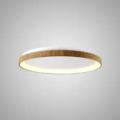 Niseko Ring Ceiling 78cm 58W LED, 3000K, 4700lm, Wood, 3yrs Warranty