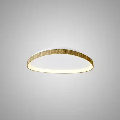 Niseko Triangular Ceiling 42cm 35W LED, 3000K, 2300lm, Wood, 3yrs Warranty