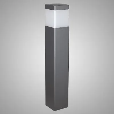 Chicago 65cm Square Post Lamp, 1 x E27, IP65, Anthracite, 2yrs Warranty