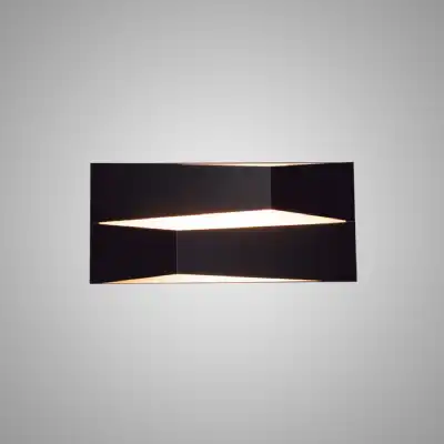 Fuji Wall Light 10W LED 3000K, 920lm, Black, 3yrs Warranty