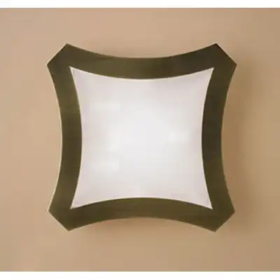 Alaska Ceiling Wall 3 Light L1 SGU10, Antique Brass, CFL Lamps INCLUDED