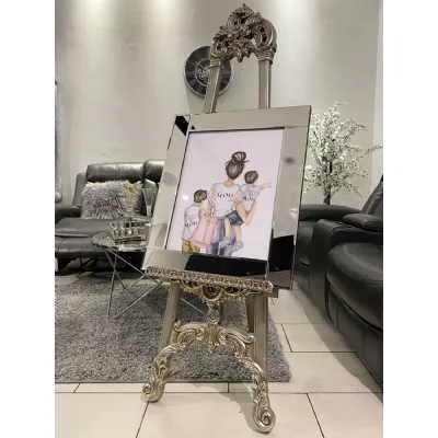 Mother And Sons Casual Wall Art Mirror Frame