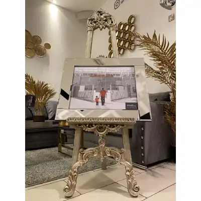 Man Utd Old Trafford Stadium Red Wall Art Mirror Frame