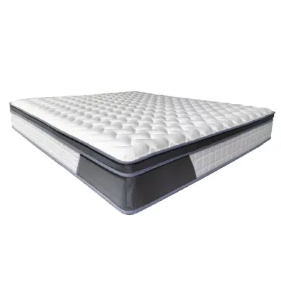 Modern Grey 2000 Pocket Memory Pillow Top 6ft Super King Mattress