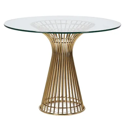 Gold Stainless Dining Tablee