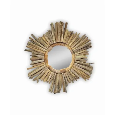 Driftwood Star Mirror Small 40cm