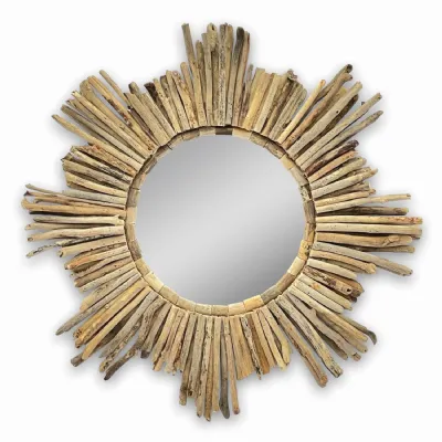 Driftwood Star Mirror Large 80cm