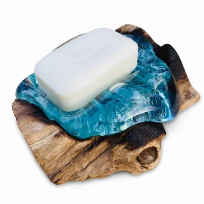Root With Glass Soap Dish Rectangle