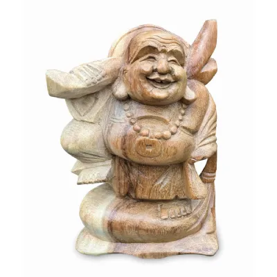 Laughing Buddha Sculpture 20cm