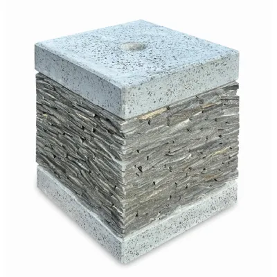 Bali Parasol Base With Terrazzo And Slate Large