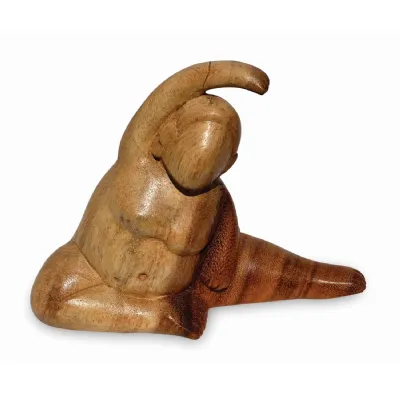 Large Yoga Lady Seated Side Bend Pose 15cm