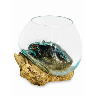 Root With Glass Bowl Small