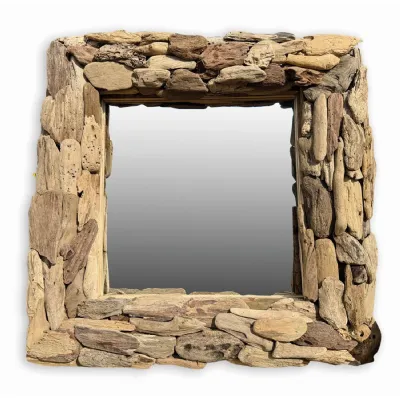 Beachcomber Square Mirror 60cm