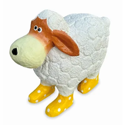 Sheep With Yellow Boots