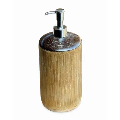 Bamboo Lotion soap Dispenser Tall
