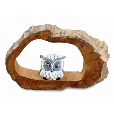 Hideaway Baby Owl 34cm