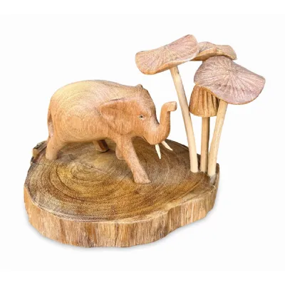 Nellie The Elephant In Mushroom Forest