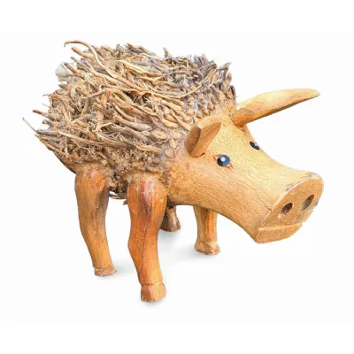 Percy The Fuzzy Pig Small 16 18cm
