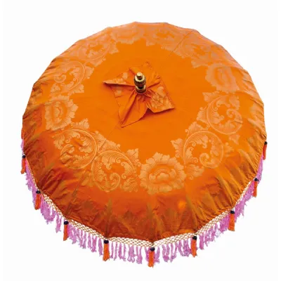 Sun Parasol Orange and Pink Garden Umbrella