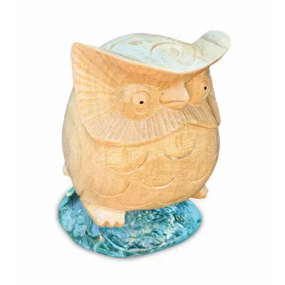 Owl On Glass 10cm