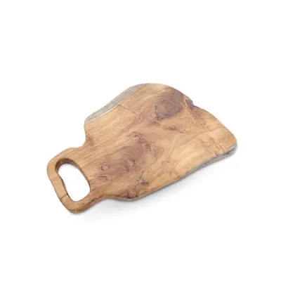 Teak Chopping Board With Handle 35x25