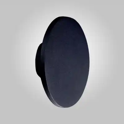 Bora Bora Ceiling Wall Light 38cm Round 30W LED 3000K, 2400lm, Matt Black, 3yrs Warranty
